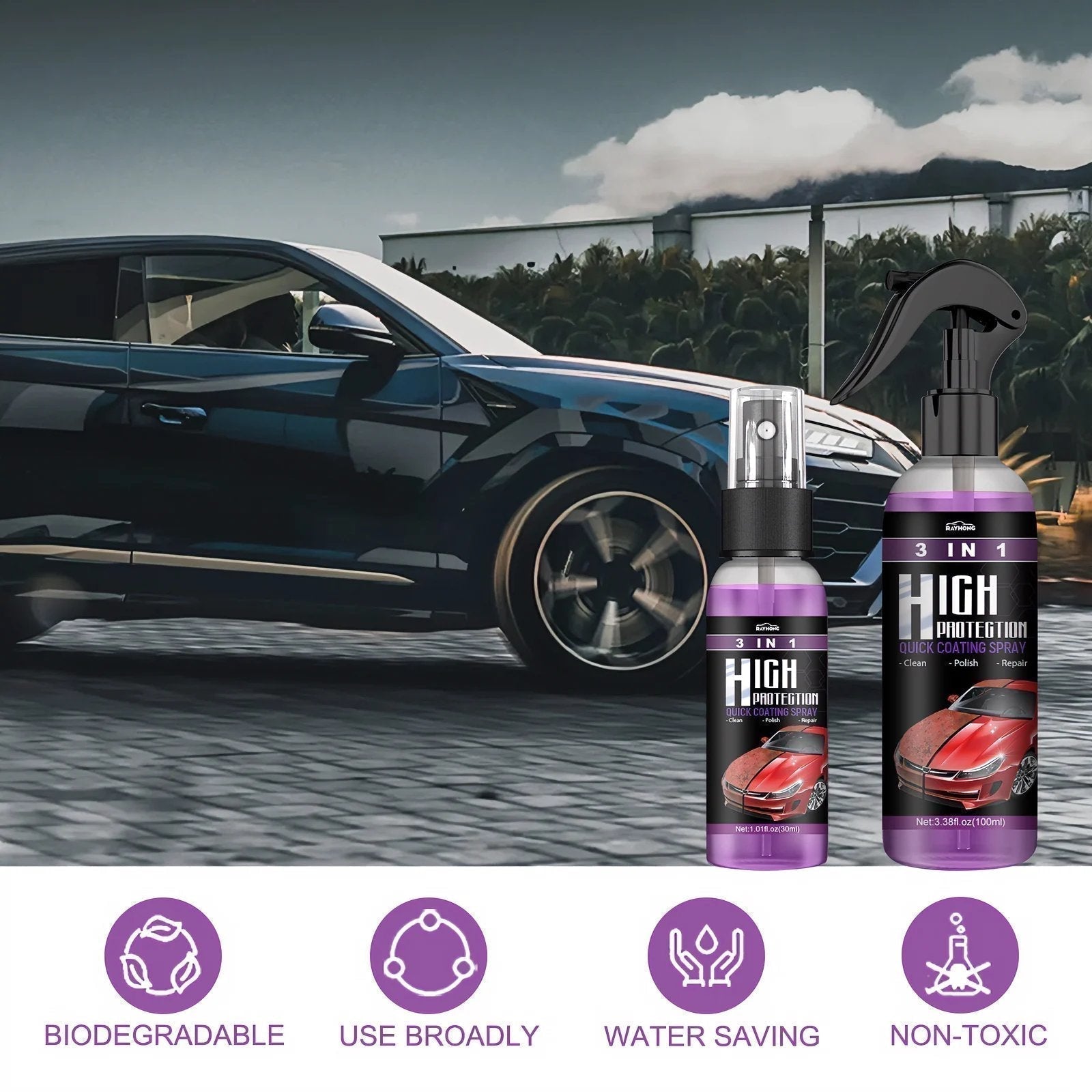 3 in 1 Ceramic Car Coating Spray(49% OFF)