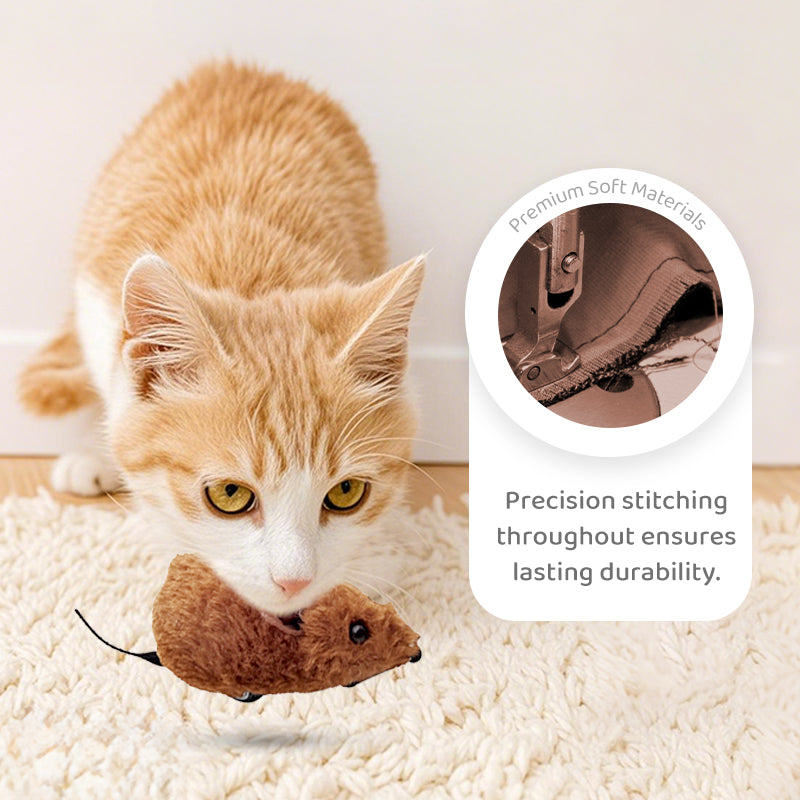 Interactive Automatic Moving Mouse Toys with Squeaky Sound