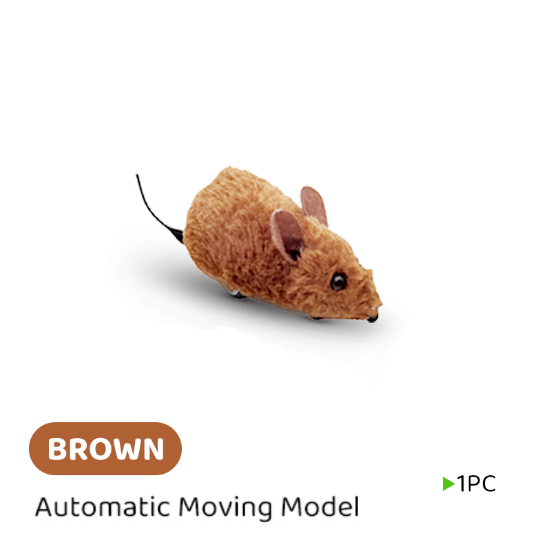 Interactive Automatic Moving Mouse Toys with Squeaky Sound