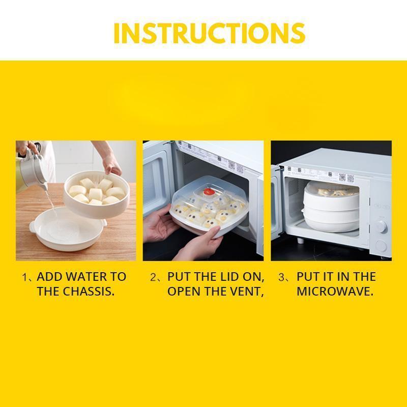 Microwave Oven Steamer
