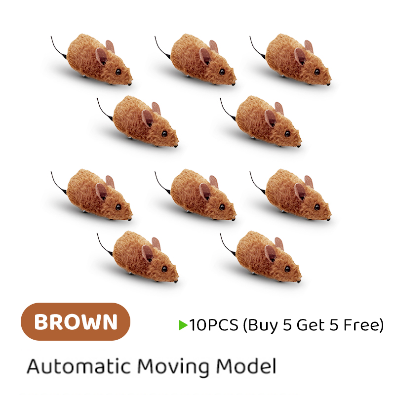 Interactive Automatic Moving Mouse Toys with Squeaky Sound